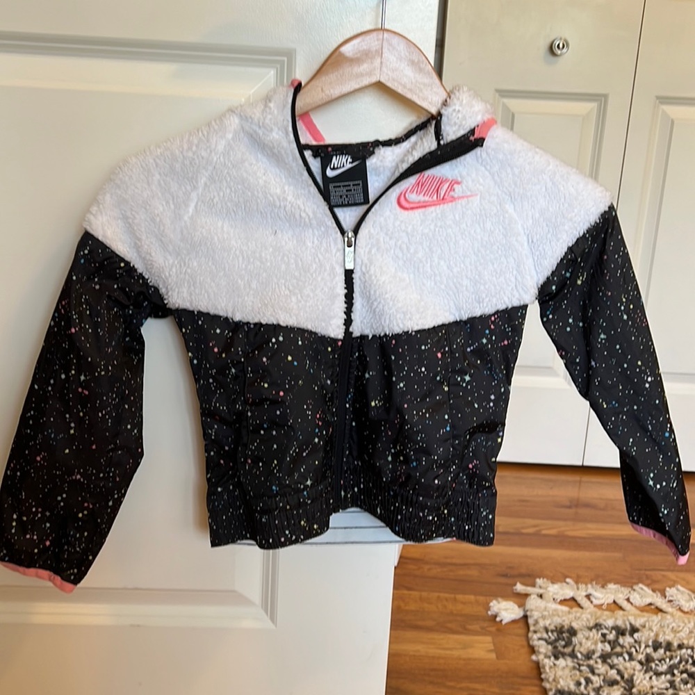 Kids Nike Fleece and Nylon Jacket